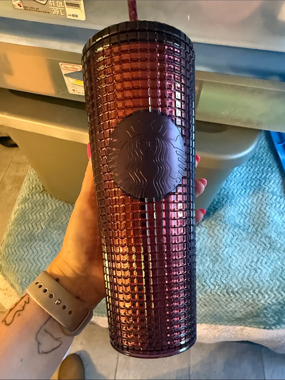 Starbucks Studded Ombre Tumbler - Deep Purple